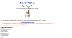 Desktop Screenshot of lizpope.com